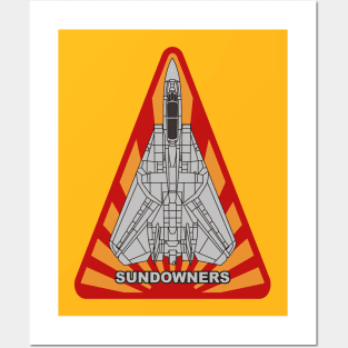 F14 Tomcat - VF111 Sundowners Posters and Art